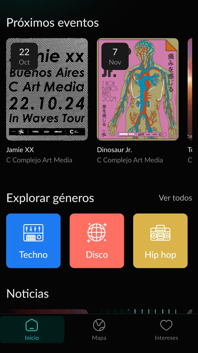 Glowy Music — screen 3