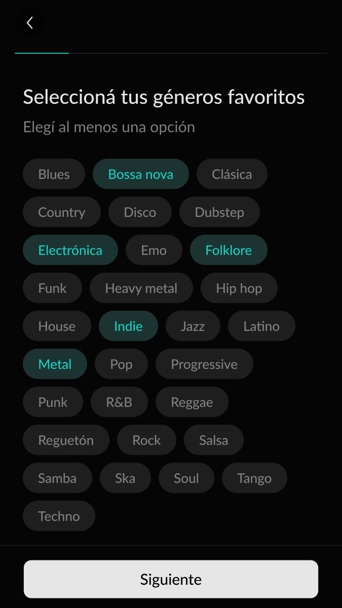 Glowy Music — screen 4