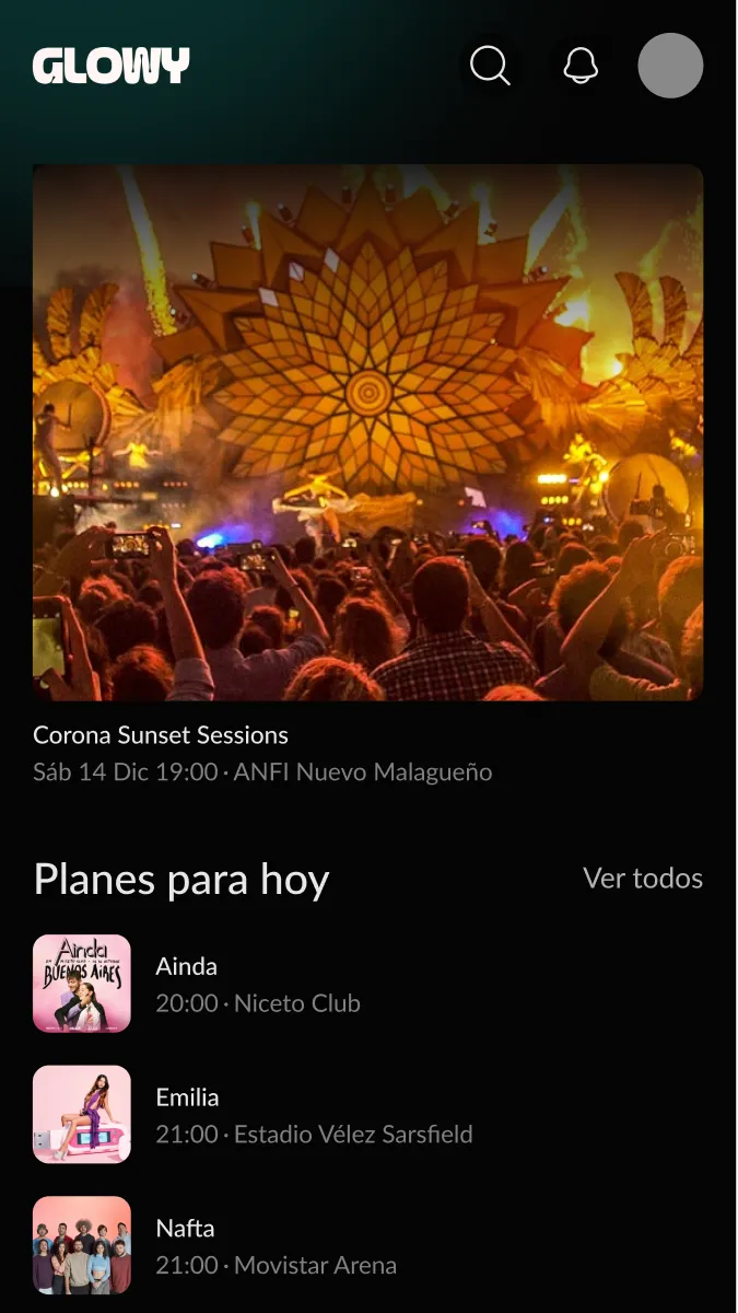 Glowy Music — screen 5