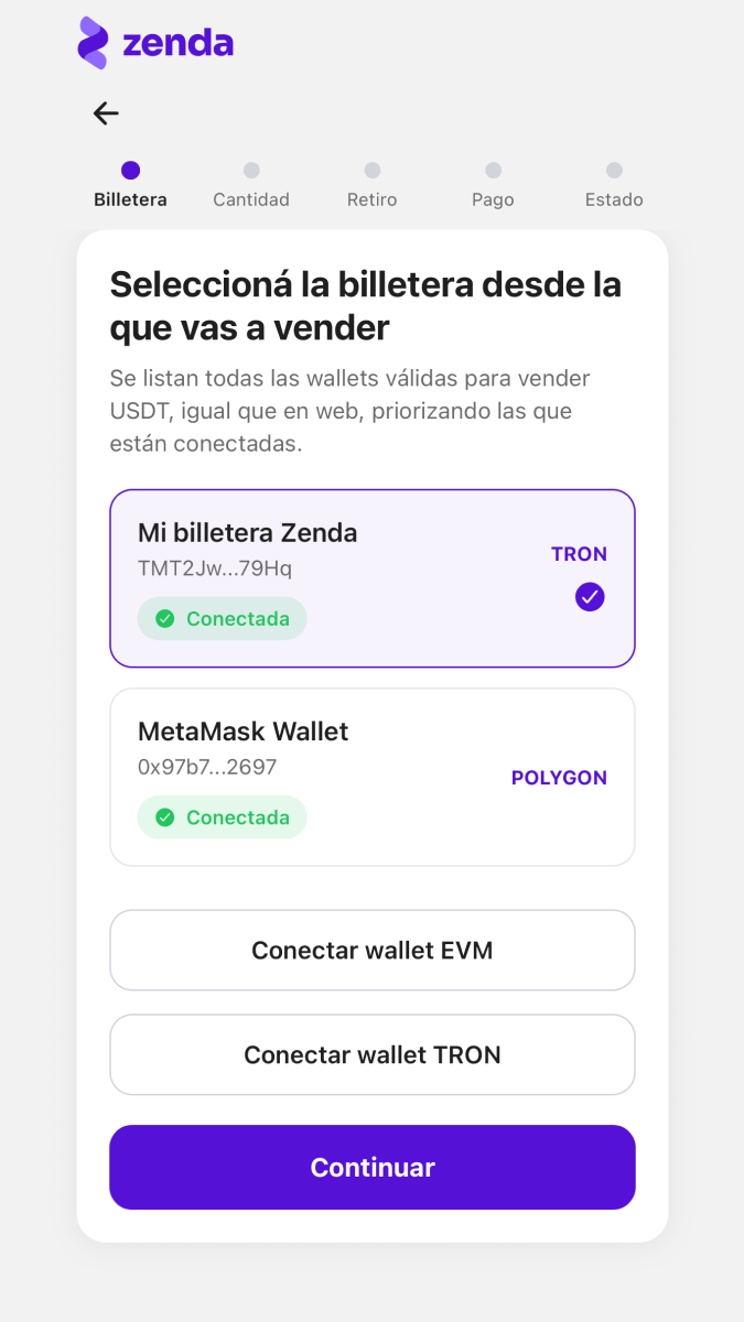 Zenda — screen 3