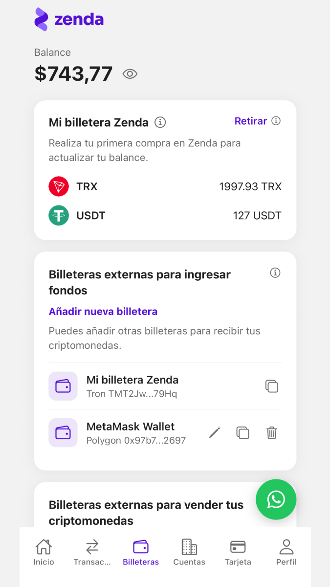 Zenda — screen 4
