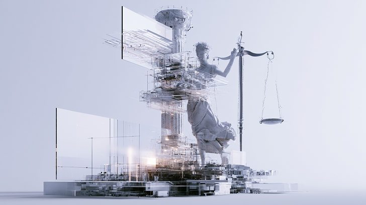 Regulation and compliance represented as scales of justice