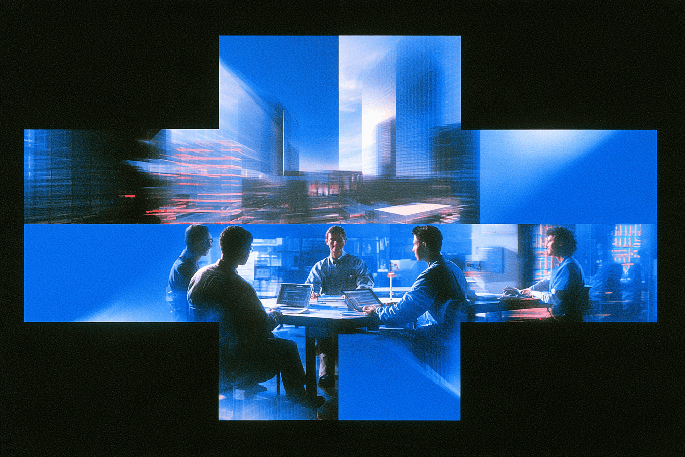 Four engagement shapes side by side: a fixed scope block, a dedicated team, engineers joining an existing team, and an end-to-end product partner
