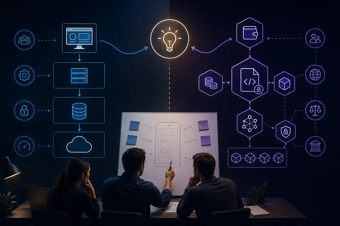 Product discovery for full-stack vs. blockchain projects